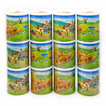 12 x 500 g (6.0 kg) canned bread, wholegrain rye bread